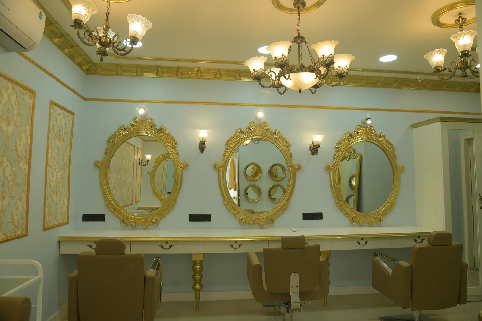 Inside Le Beau Beauty Salon & Bridal Studio in Anand