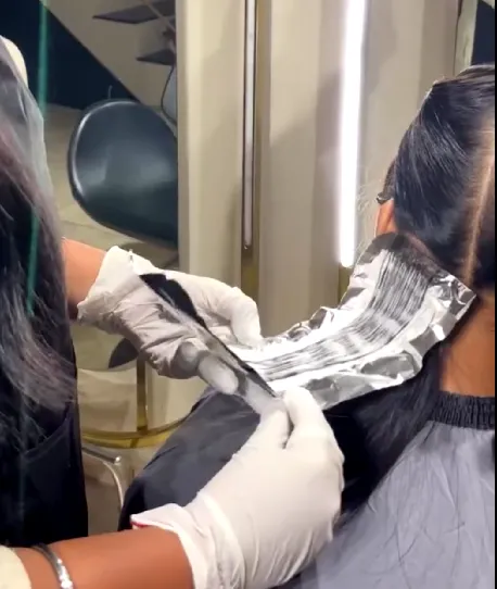 Hair transformation at Le Beau