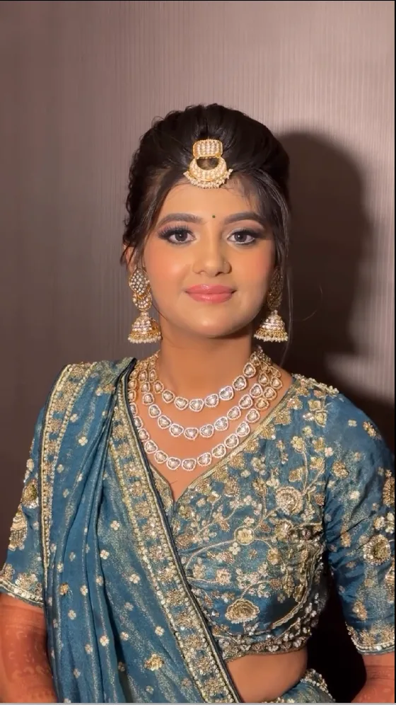 HD bridal makeup transformation reel